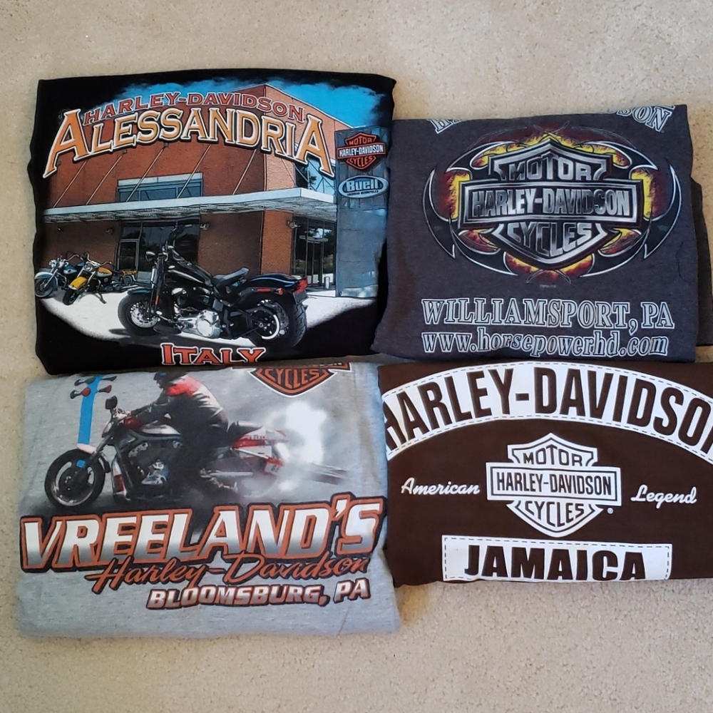 Harley Davidson tee shirt lot